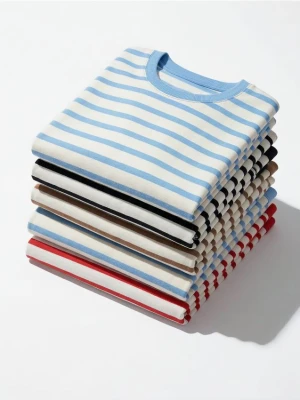 Mohito - Bawełniany t-shirt - błękitny
