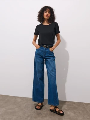 Mohito - Bawełniany t-shirt - czarny