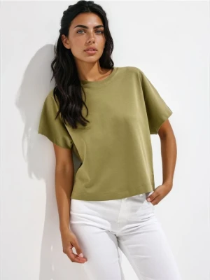 Zdjęcie produktu Mohito - Bawełniany t-shirt - zielony