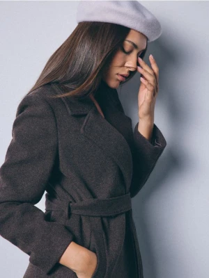 Mohito - Beret z wełną - kremowy