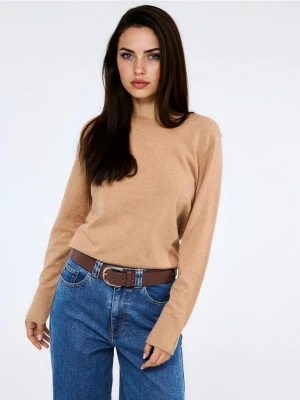 Mohito - Beżowy sweter basic - beżowy