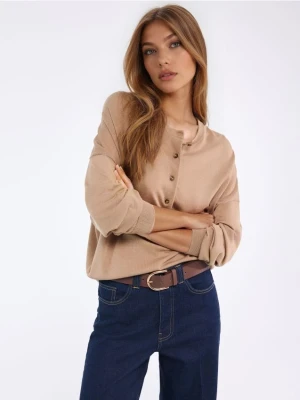 Mohito - Beżowy sweter z guzikami - beżowy