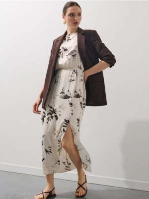 Mohito - Biała sukienka maxi z wiskozy - biały