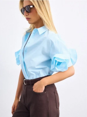 Mohito - Błękitna koszula z lyocellem - błękitny