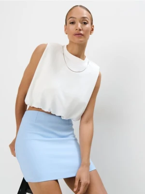 Mohito - Błękitna spódnica mini - błękitny