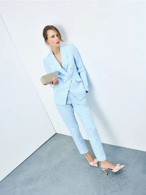 Mohito - Błękitne spodnie cygaretki - błękitny