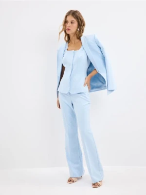 Mohito - Błękitne spodnie flare - błękitny