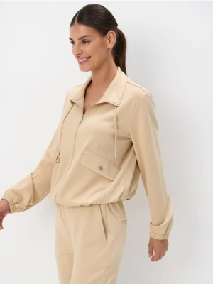 Mohito - Bluza z zamkiem - beżowy