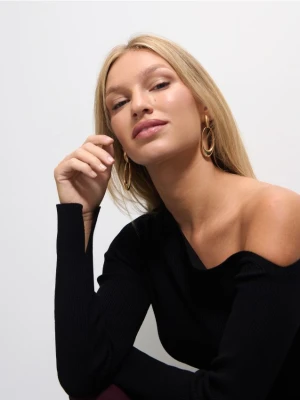 Mohito - Bluzka na jedno ramię - czarny