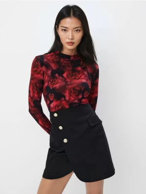 Mohito - Bluzka w róże - wielobarwny