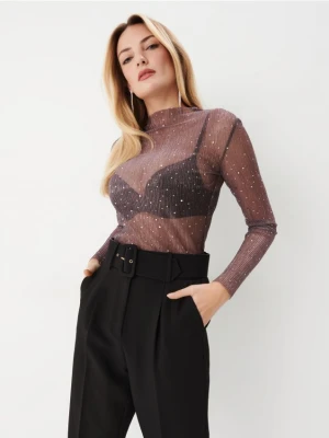 Mohito - Bluzka z błyszczącą nicią - szary