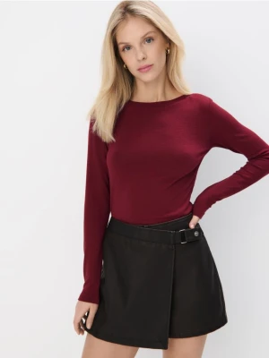 Mohito - Bluzka z długimi rękawami - kasztanowy