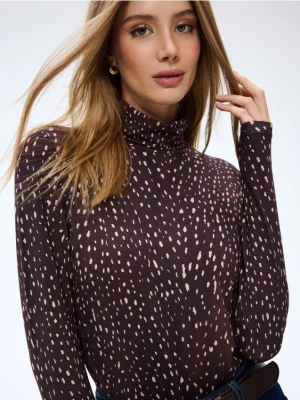 Mohito - Bluzka z golfem - brązowy