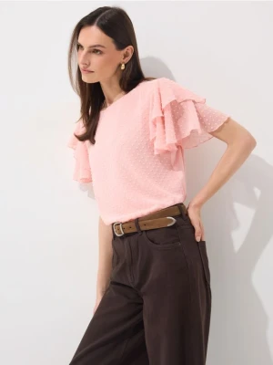 Mohito - Bluzka z krótkim rękawem - pastelowy różowy