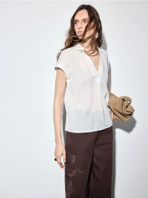 Mohito - Bluzka z lyocellem - biały