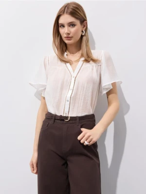 Mohito - Bluzka z lyocellem - biały