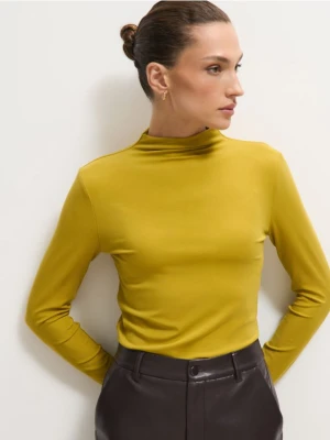 Mohito - Bluzka z lyocellem - oliwkowy