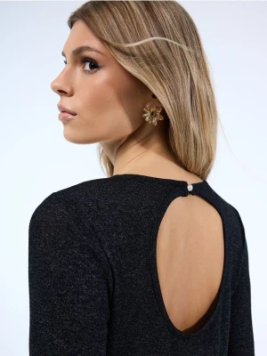 Mohito - Bluzka z metaliczną nitką - czarny