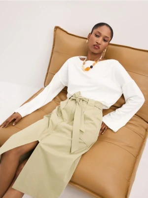 Mohito - Bluzka z modalem - kremowy