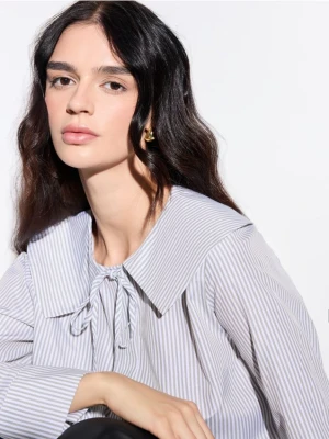 Mohito - Bluzka z ozdobnym kołnierzem - zielony