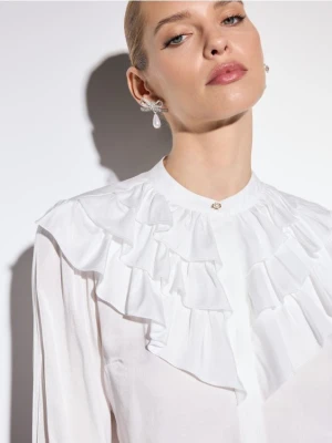 Zdjęcie produktu Mohito - Bluzka z ozdobnym żabotem - biały