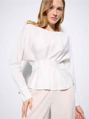 Mohito - Bluzka z wiązaniem - biały