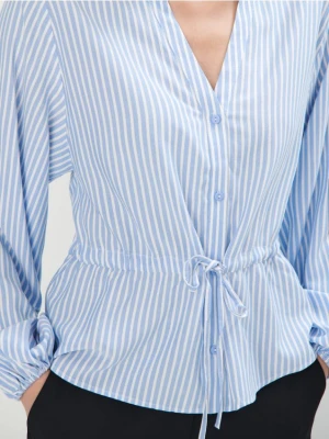 Mohito - Bluzka z wiskozy - błękitny