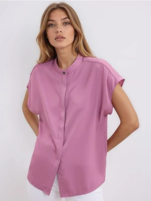 Mohito - Bluzka ze stójką - fioletowy