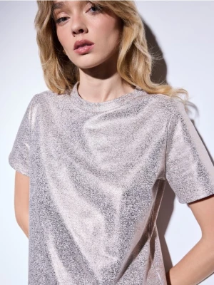 Mohito - Błyszcząca bluzka - złoty