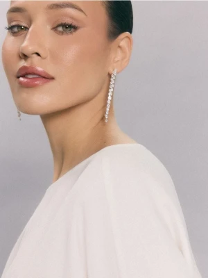 Mohito - Błyszczące kolczyki - srebrny