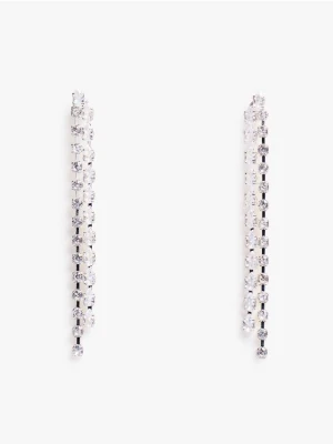 Mohito - Błyszczące kolczyki - srebrny