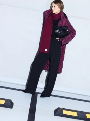 Mohito - Bordowy szalik - kasztanowy