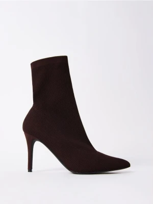 Mohito - Botki na szpilce - ciemnobrązowy
