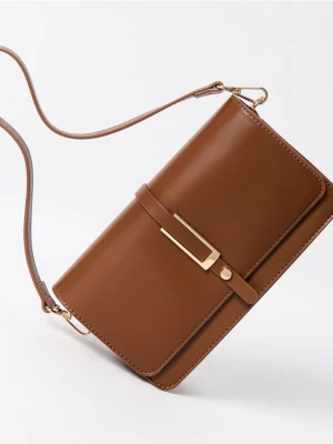 Mohito - Brązowa torebka listonoszka - brązowy