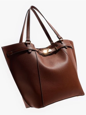 Mohito - Brązowa torebka shopper - brązowy