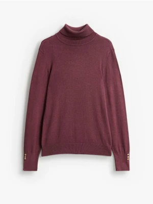 Mohito - Brązowy sweter z golfem - brązowy