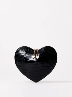 Mohito - Czana torebka serce - czarny