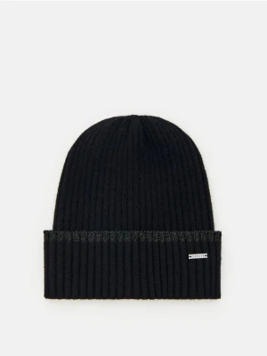 Mohito - Czarna czapka beanie - czarny