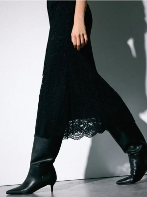 Mohito - Czarne kozaki na obcasie - czarny