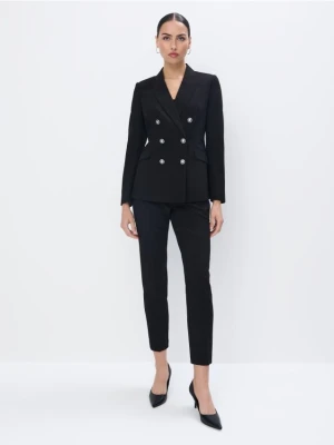 Mohito - Czarne spodnie cygaretki - czarny