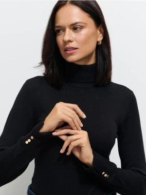 Mohito - Czarny sweter z golfem - czarny