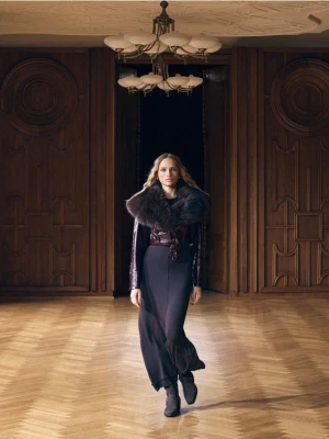 Mohito - Czekoladowa sukienka maxi - ciemnobrązowy