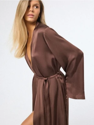 Mohito - Czekoladowy szlafrok - ciemnobrązowy