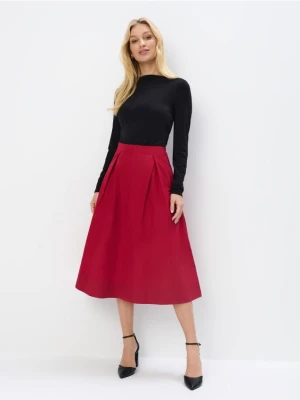 Mohito - Czerwona spódnica midi - czerwony