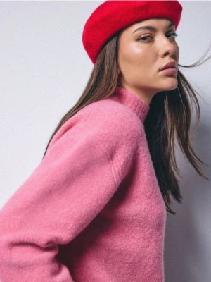 Mohito - Czerwony beret z wełną - czerwony