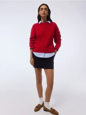 Mohito - Czerwony sweter basic - czerwony