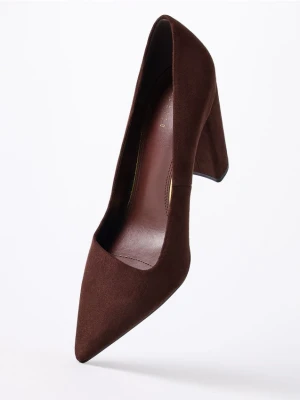 Mohito - Czółenka na słupku - ciemnobrązowy