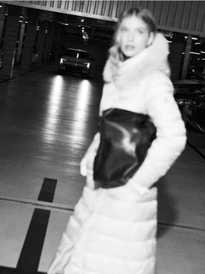 Mohito - Długi pikowany płaszcz - beżowy