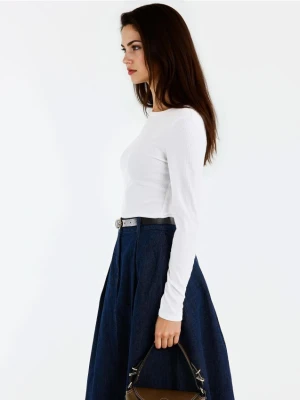 Mohito - Dopasowana biała bluzka - biały