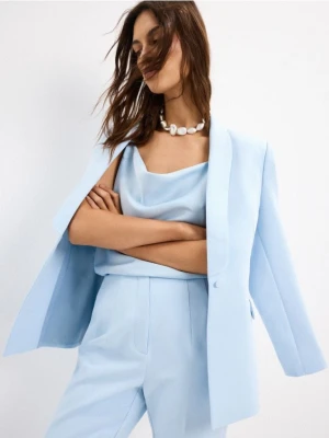 Mohito - Dopasowana błękitna marynarka - błękitny